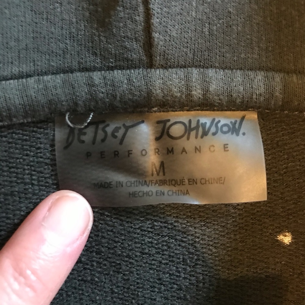 Betsey Johnson Performance Brown Ombré Hoodie, GUC, M - Picture 4 of 14